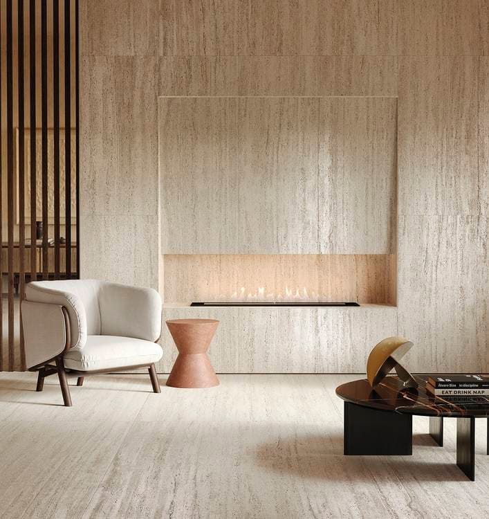 Séjour travertin beige — FAP Materia Classica